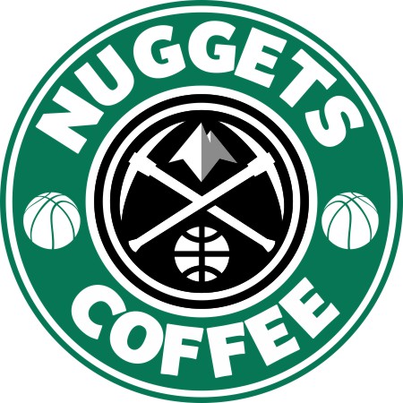 Denver Nuggets Starbucks Coffee Logo vinyl decal